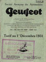 Décembre 1931 - 201 et 201 C